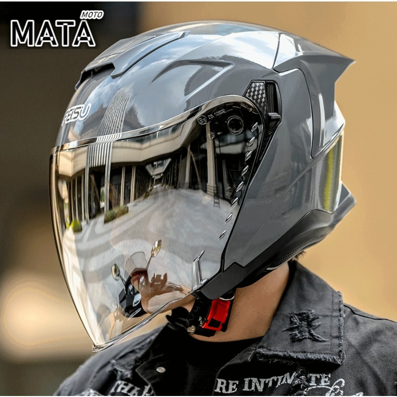 Full Face Motorcycle Helmet With Bluetooth - New Arrival 3/4 Open Face Motorcycle