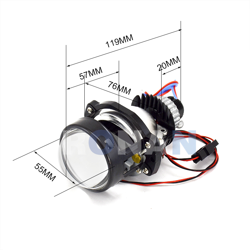 RONAN 2.0inch Mini Bi-Led Proj - огляд і ціна Universal Motorcycle Led Headlight Projector
