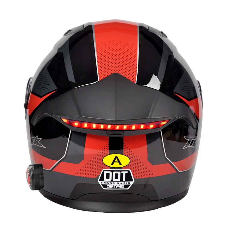 LED Intelligence Tail Light Mo - огляд і ціна Full Face Motorcycle Helmet With Bluetooth