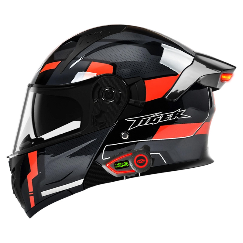 LED Intelligence Tail Light Mo - огляд і ціна Full Face Motorcycle Helmet With Bluetooth