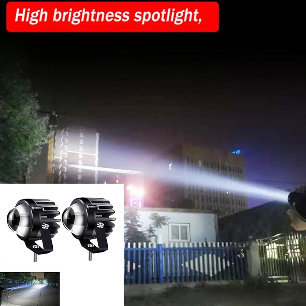 Motorcycle Projector Laser Lig - огляд і ціна Universal Motorcycle Led Headlight Projector