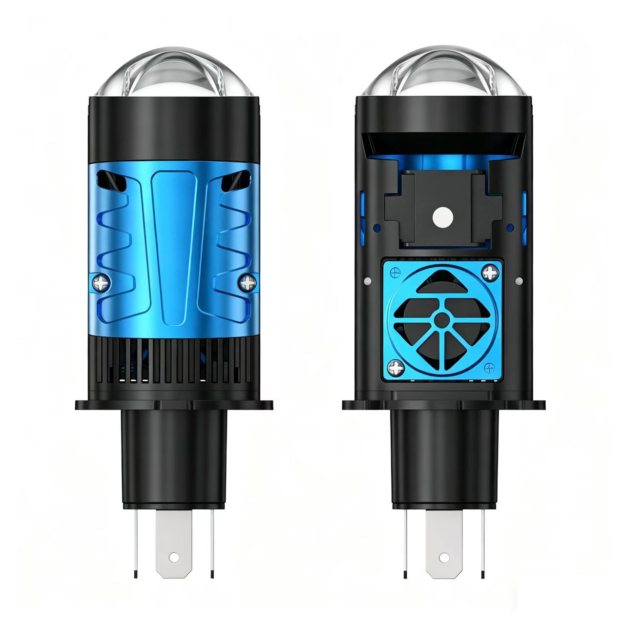 H4 LED Headlight Bulbs Project - огляд і ціна Universal Motorcycle Led Headlight Projector
