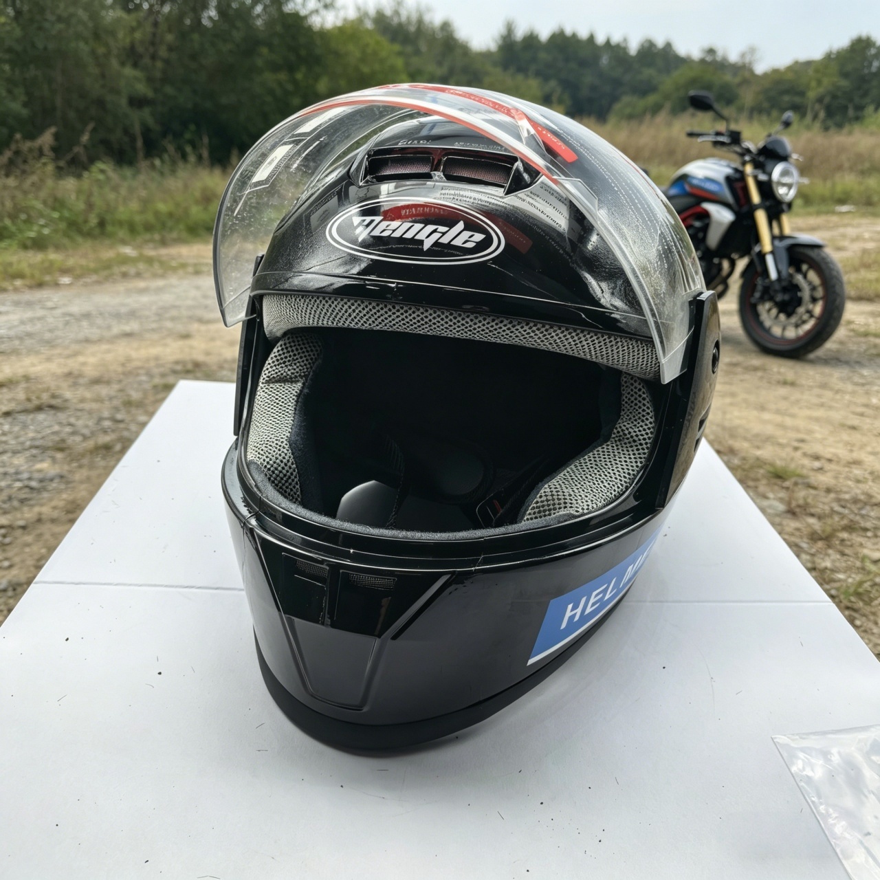 Full Face Motorcycle Helmet Du - огляд і ціна Dual Visor Motorcycle Racing Helmet