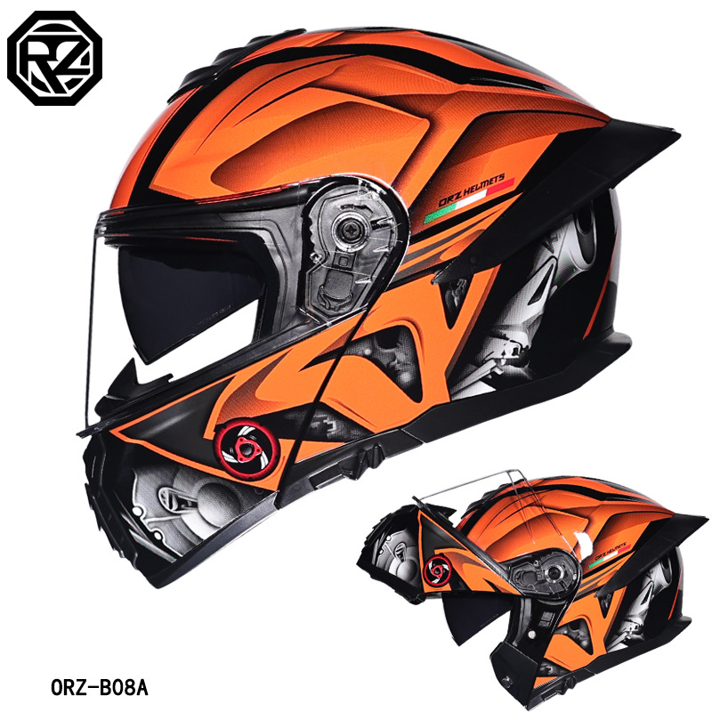 ORZ Motorcycle Helmet Dual Vis - огляд і ціна Full Face Motorcycle Helmet With Bluetooth