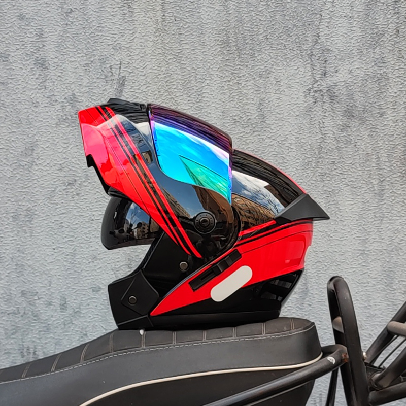ORZ Latest DOT Approved Safety - огляд і ціна Dual Visor Motorcycle Racing Helmet