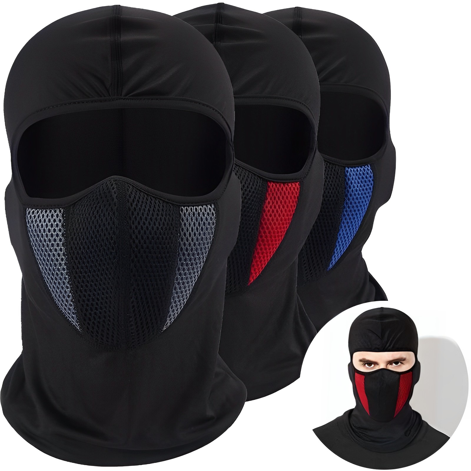 Breathable Balaclava Motorcycl - огляд і ціна Full Face Motorcycle Helmet With Bluetooth