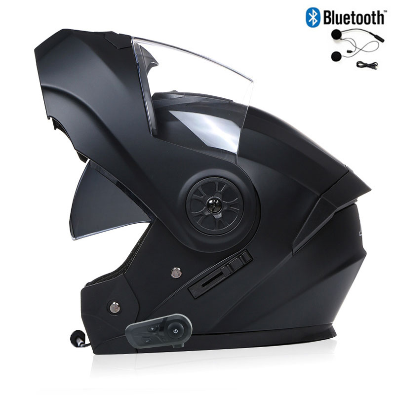 Bluetooth Motorcycle Full Face - огляд і ціна Modular Flip Up Motorcycle Helmet Dot Approved