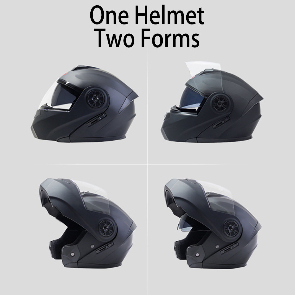 Bluetooth Motorcycle Full Face - огляд і ціна Modular Flip Up Motorcycle Helmet Dot Approved