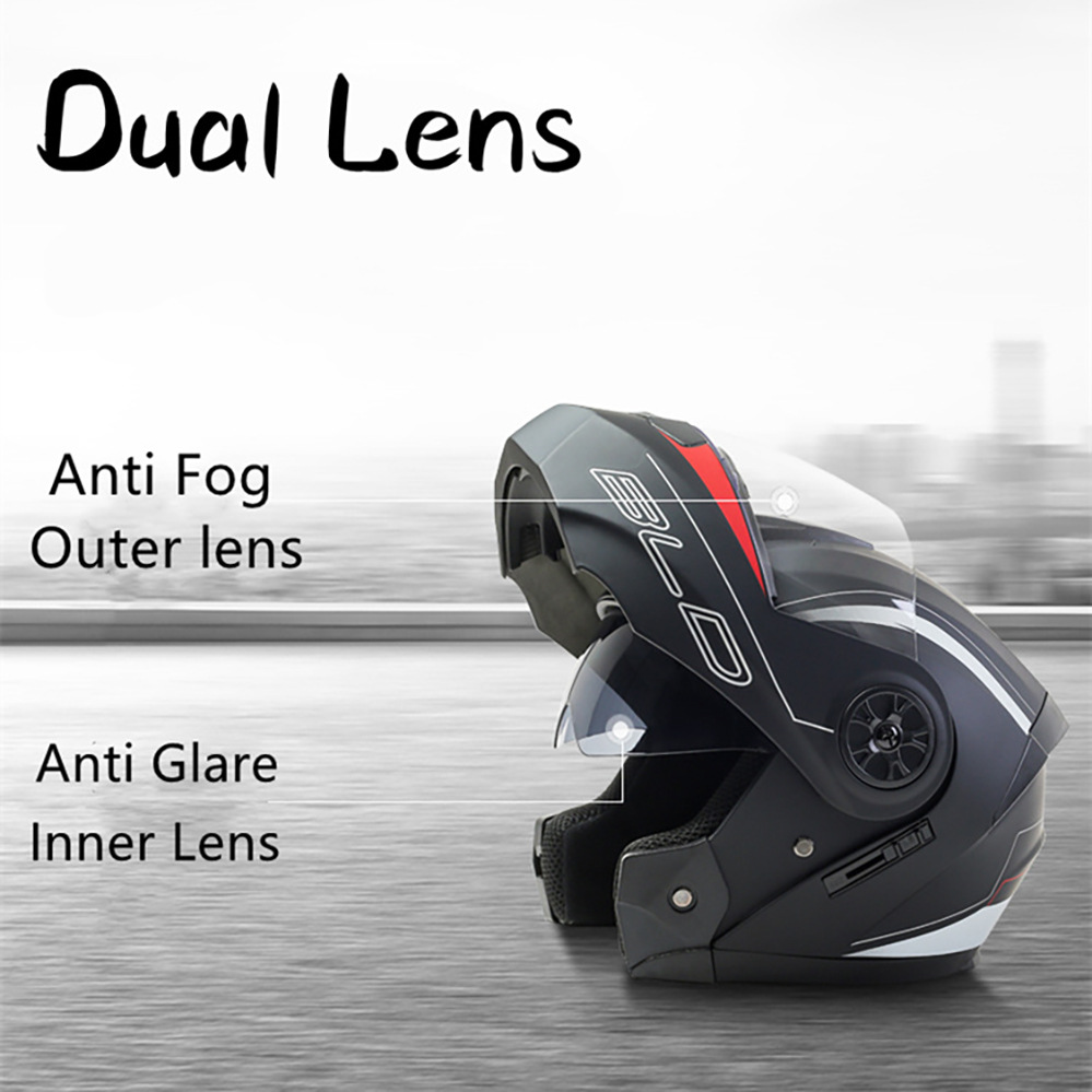 Bluetooth Motorcycle Full Face - огляд і ціна Modular Flip Up Motorcycle Helmet Dot Approved