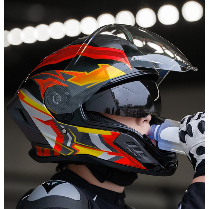 Motorcycle Full Helmet Large T - огляд і ціна Full Face Motorcycle Helmet With Bluetooth