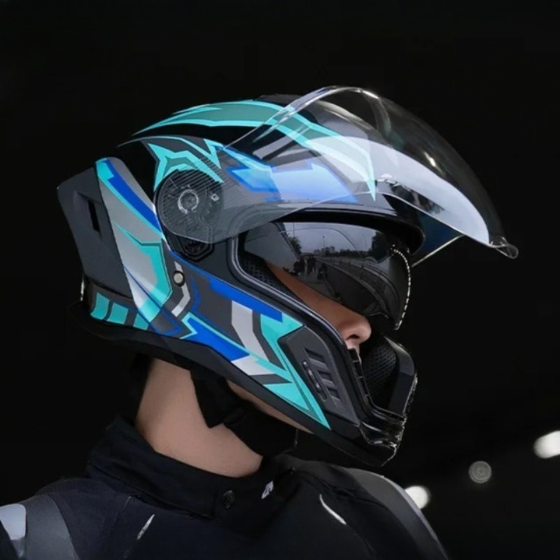 Motorcycle Full Helmet Large T - огляд і ціна Full Face Motorcycle Helmet With Bluetooth