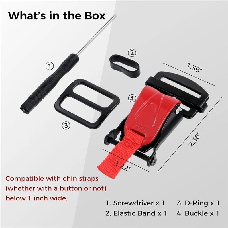 WF-Helmet Quick Release Buckle - огляд і ціна Quick Release Buckle Motorcycle Helmet