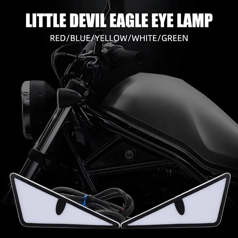 Universal Car LED Devil Eyes L - огляд і ціна Universal Motorcycle Led Headlight Projector