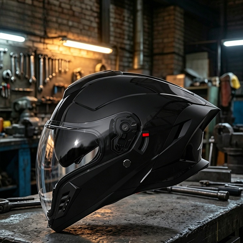 Motorcycle Helmet Four Seasons - огляд і ціна Full Face Motorcycle Helmet With Bluetooth
