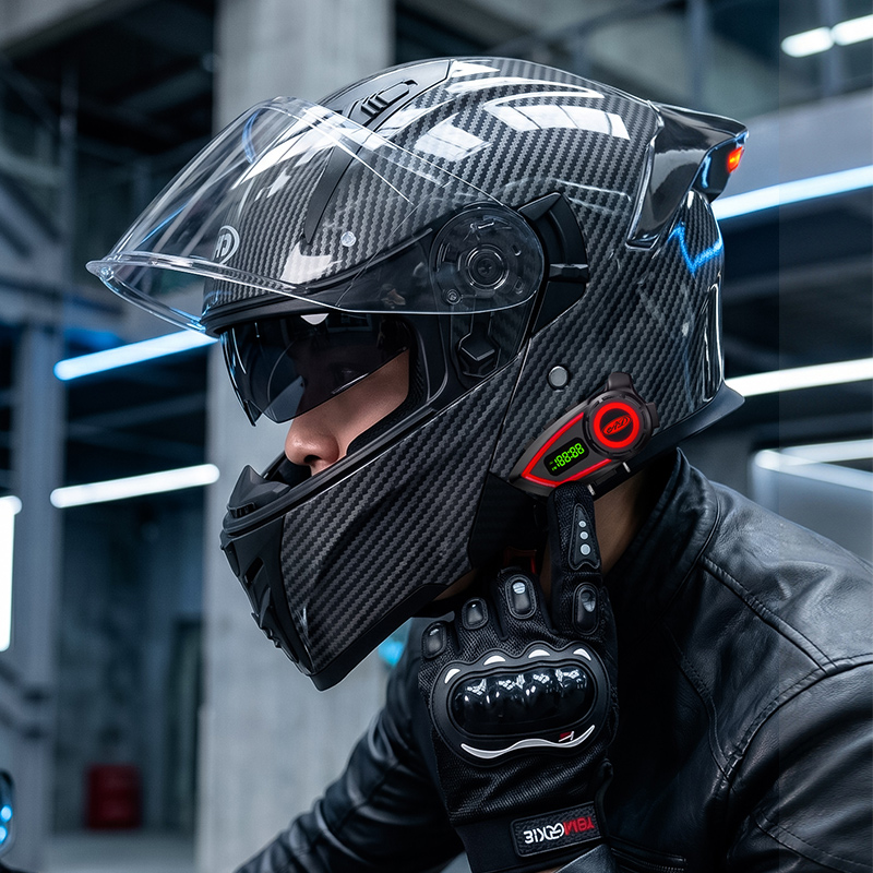 ABS Material Motorcycle Helmet - огляд і ціна Full Face Motorcycle Helmet With Bluetooth